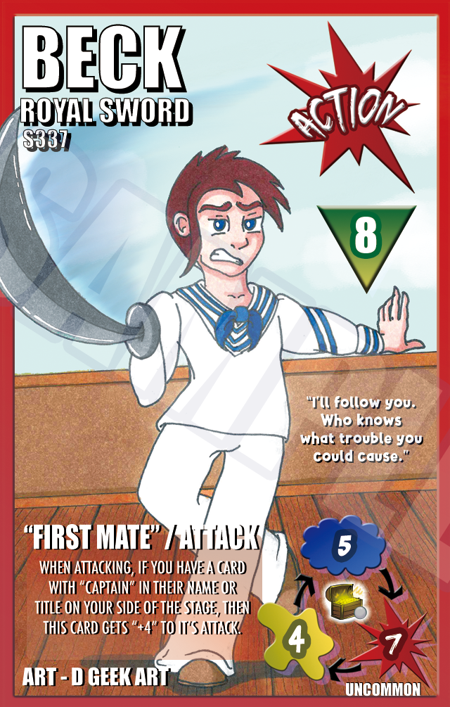 S337 Beck: Royal Sword - D Geek Art
