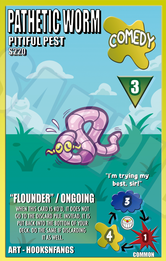 S220 Pathetic Worm: Pitiful Pest - Hooksnfangs