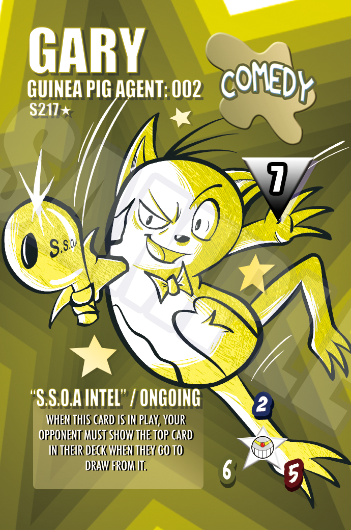 S217★ Gary: Guinea Pig Agent: 002
