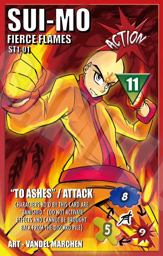 ST1-01 Sui-mo: Firce Flames - Vandel Marchen