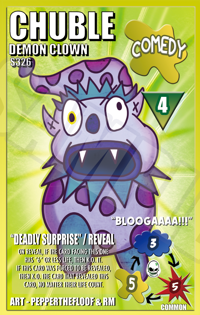 S326 Chuble: Demon Clown - Pepper the Floof