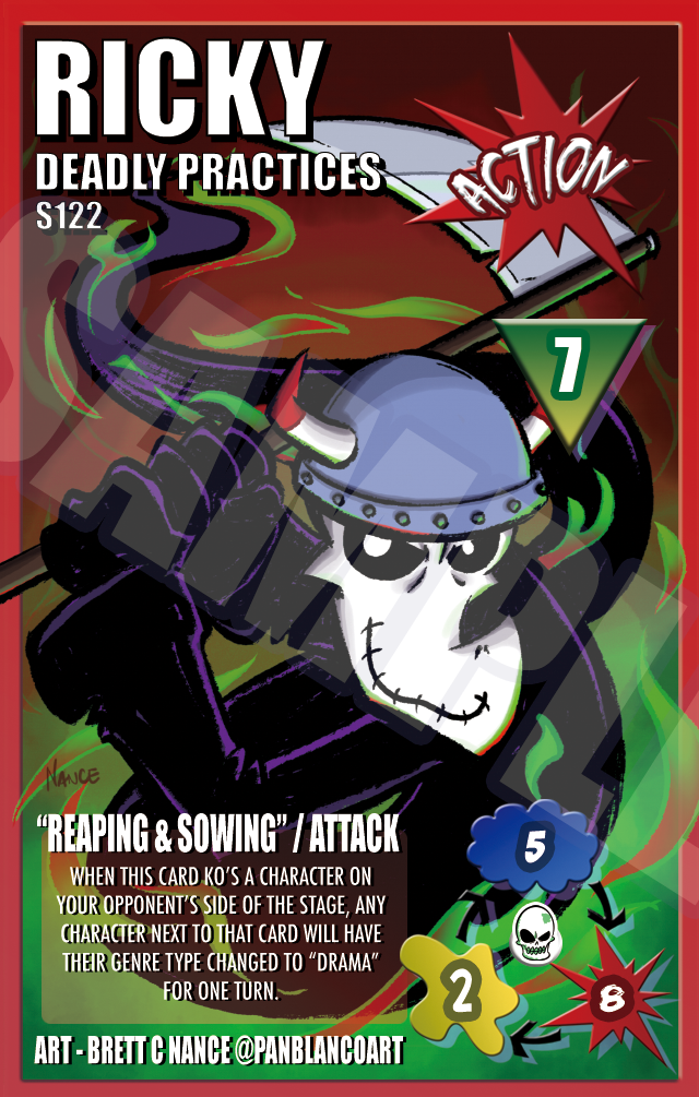 S122 Ricky: Deadly Practices - @panblancoart