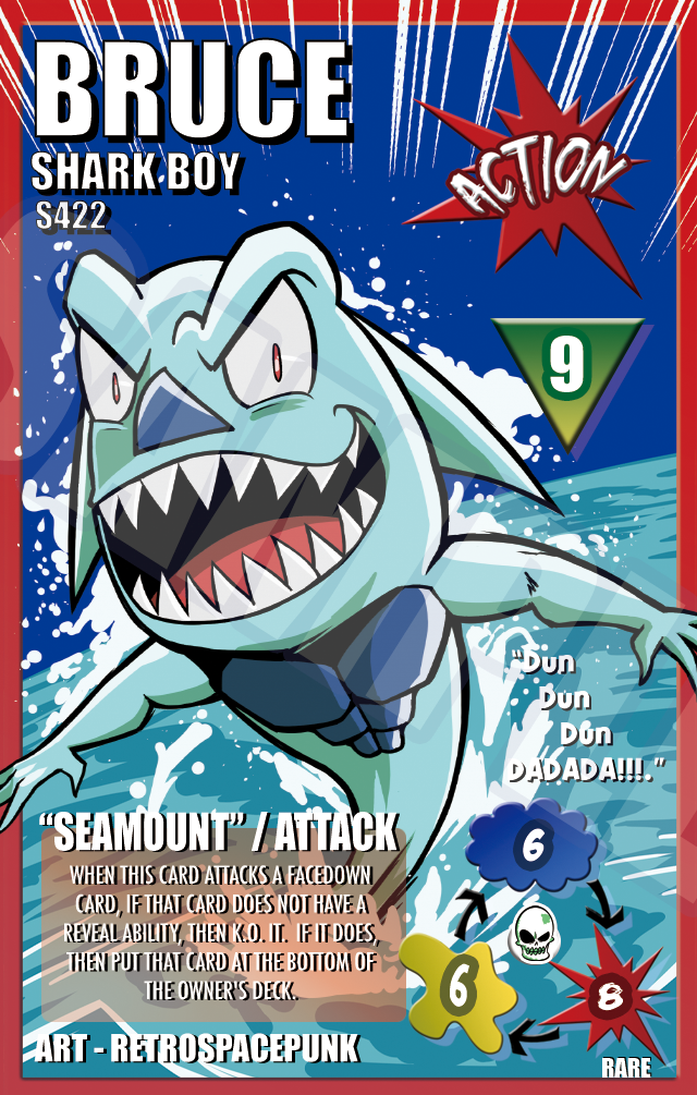 S422 Bruce: Shark Boy - RetroSpacePunk