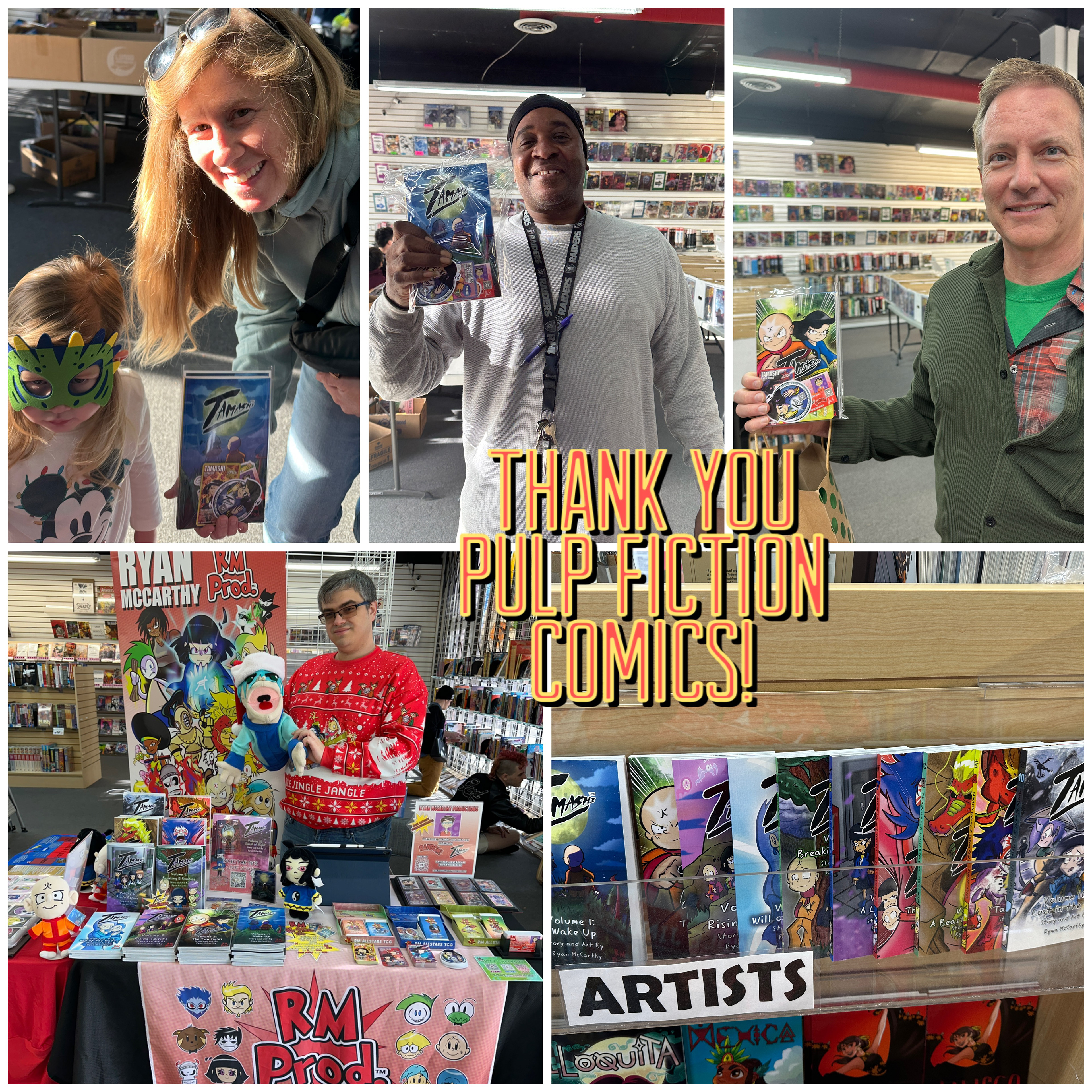 Book Signing - Pulp Fiction Comics