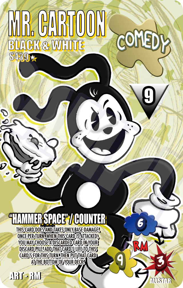 S439★ Mr. Cartooni: Black & White