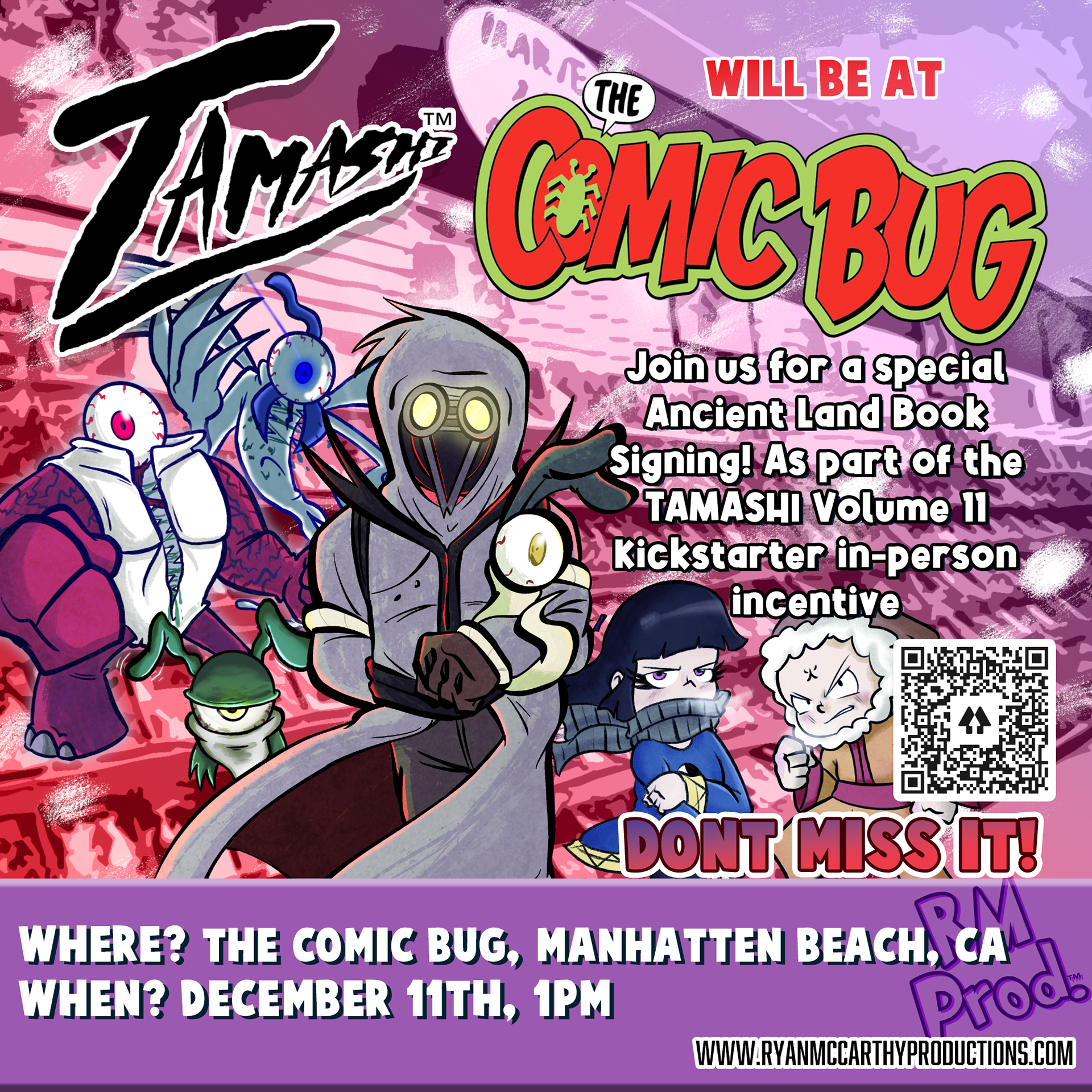 Book Signing - The Comic Bug