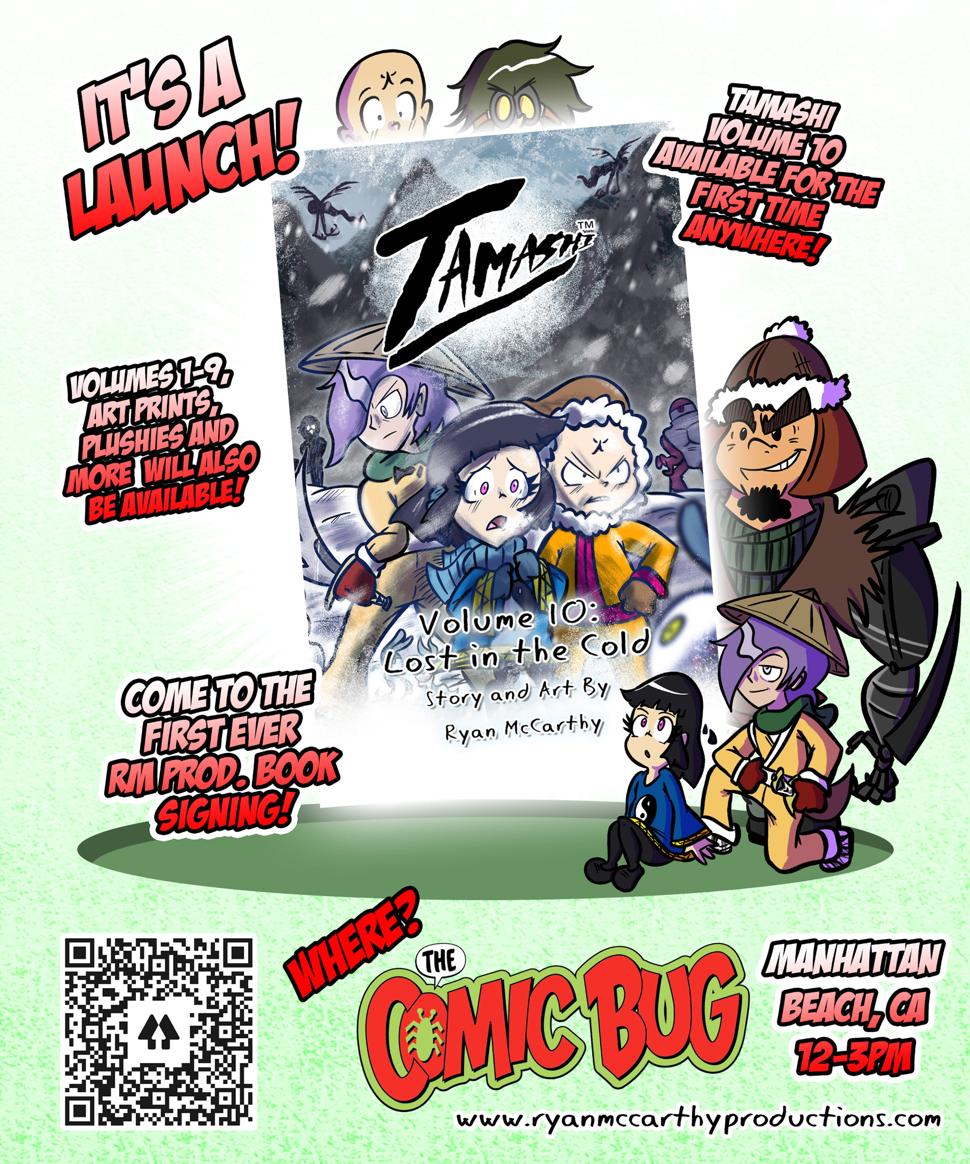 The Comic Bug Volume 10 Book Signing