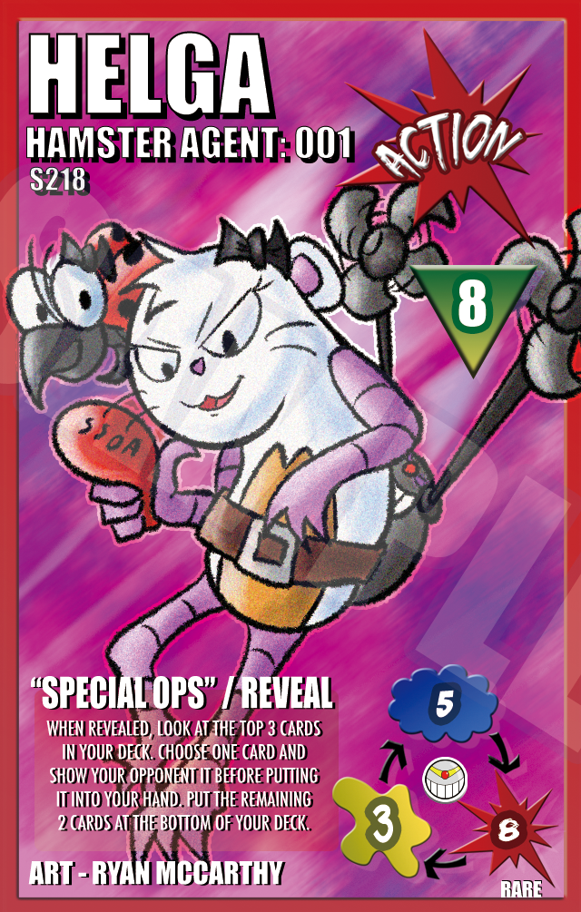 S218 Helga: Hamster Agent:001 - Ryan McCarthy (Starter Variant)