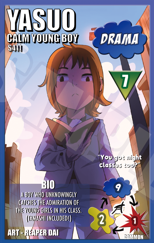 S411 Yasuo: Calm Young Boy - Reaper Dai