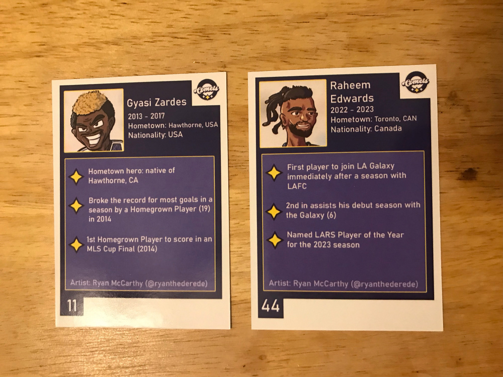 Comets Supporters Club / 2024 Black History League Trading Cards