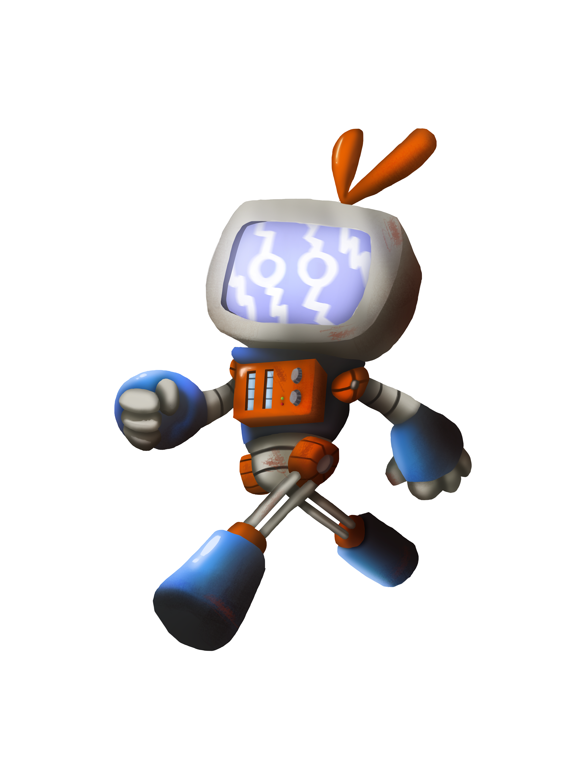 Robô feito para aula de pintura digital