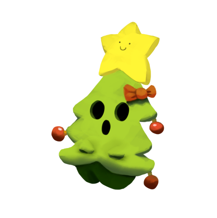 Árvore de natal Jingly e a estrela Vênus, protagonistas de um projeto pessoal