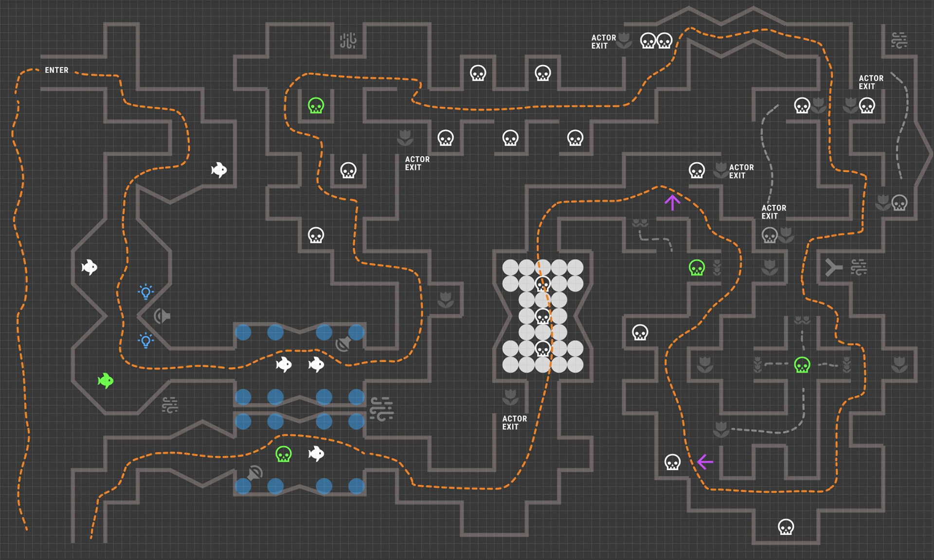 Skiprekt maze map