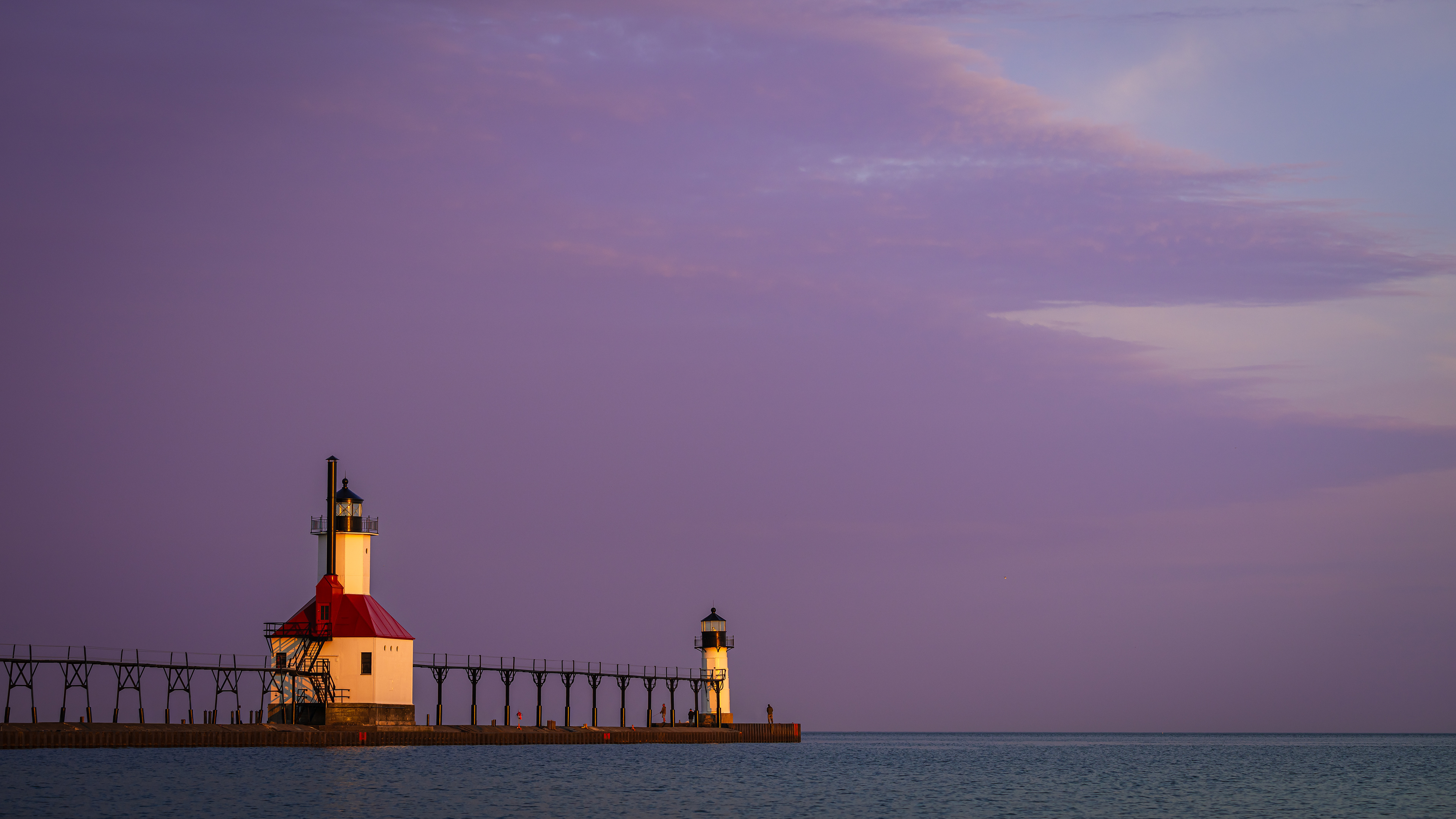 St. Joseph Lighthouse at sunrise.