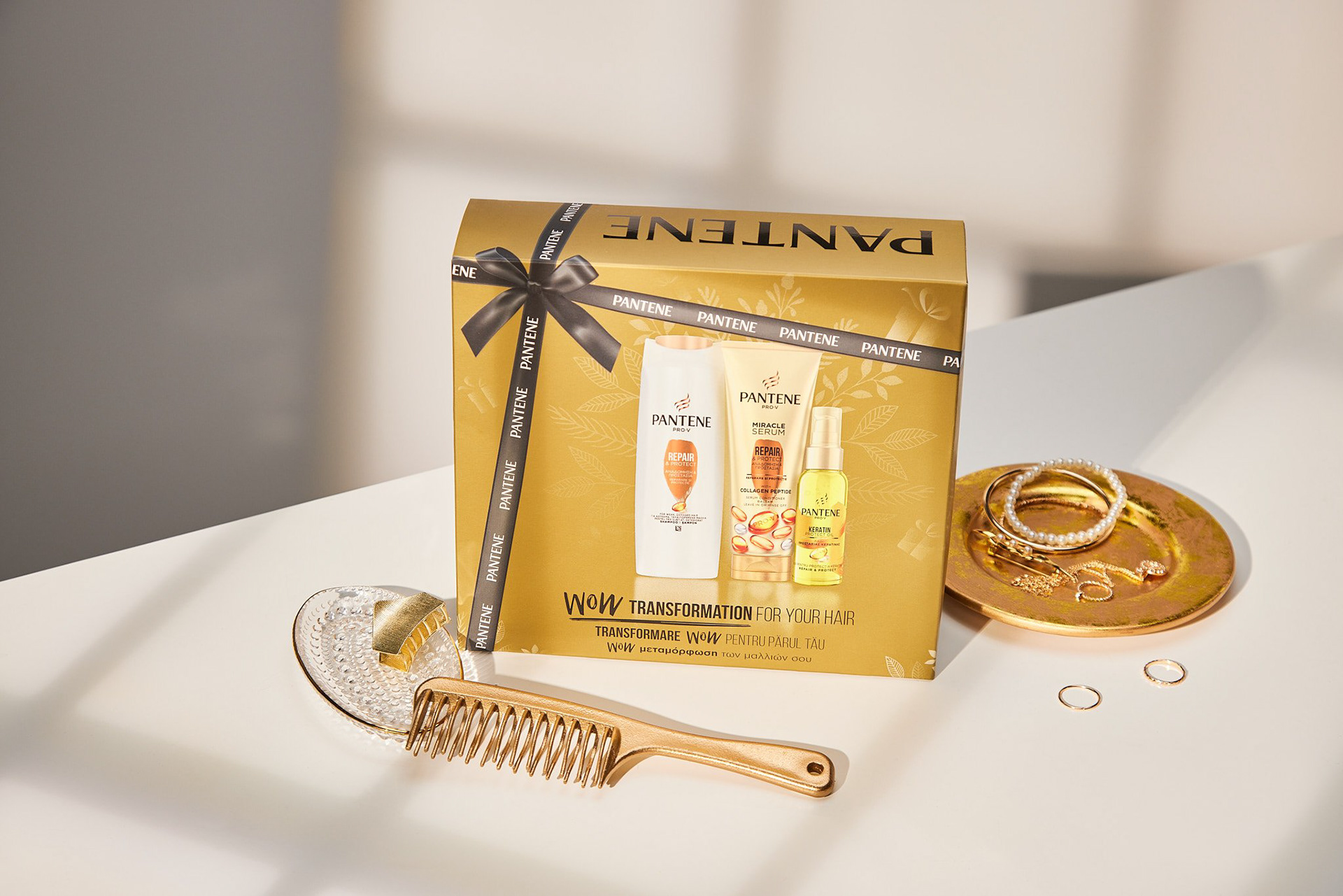 Product shots by Tiberiu Arsene, shot for Pantene.