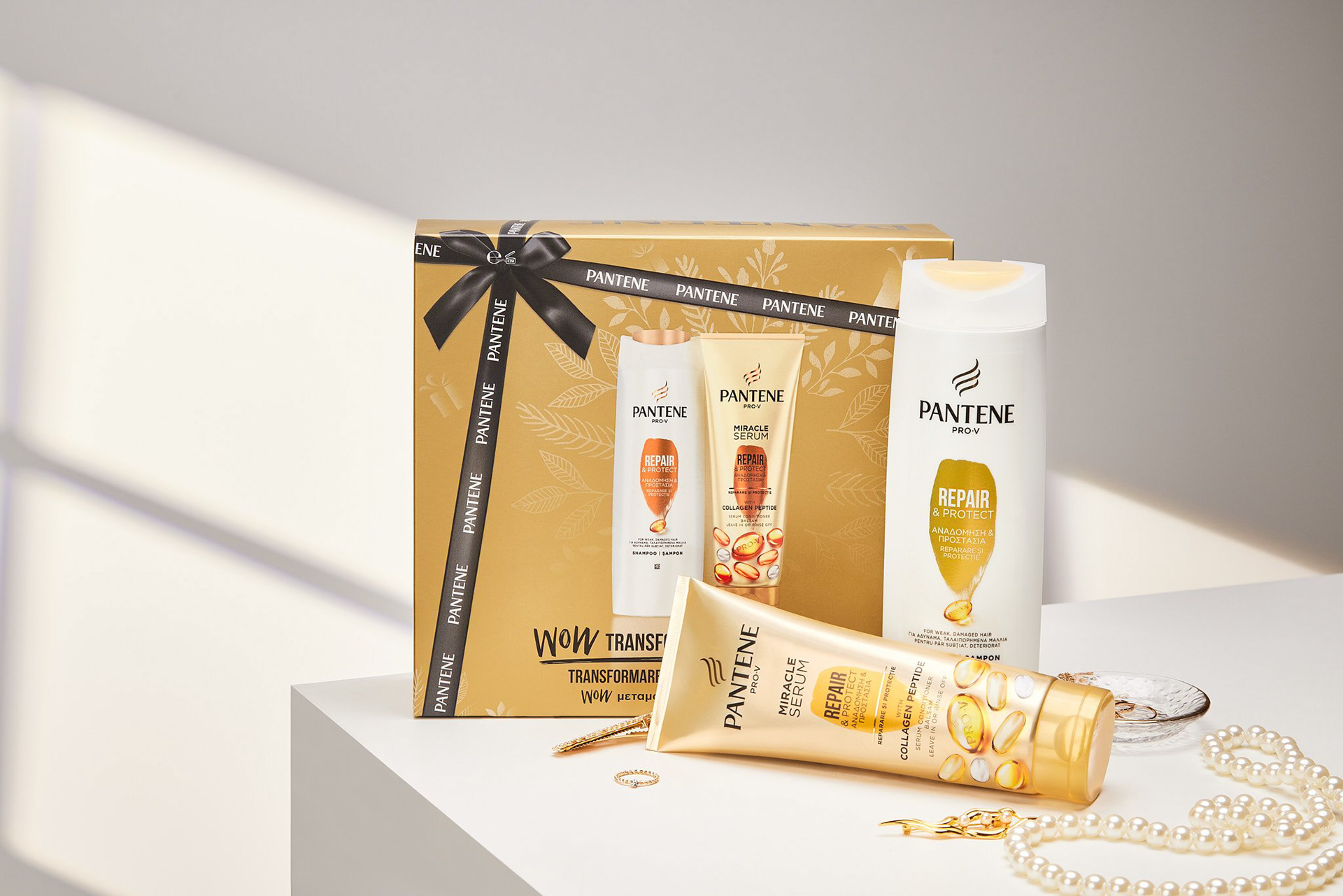 Product shots by Tiberiu Arsene, shot for Pantene.
