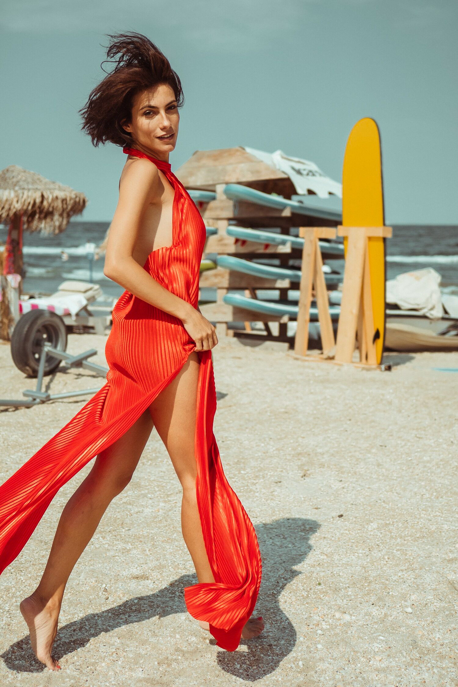 Fashion shot by Tiberiu Arsene with Maria Bata.