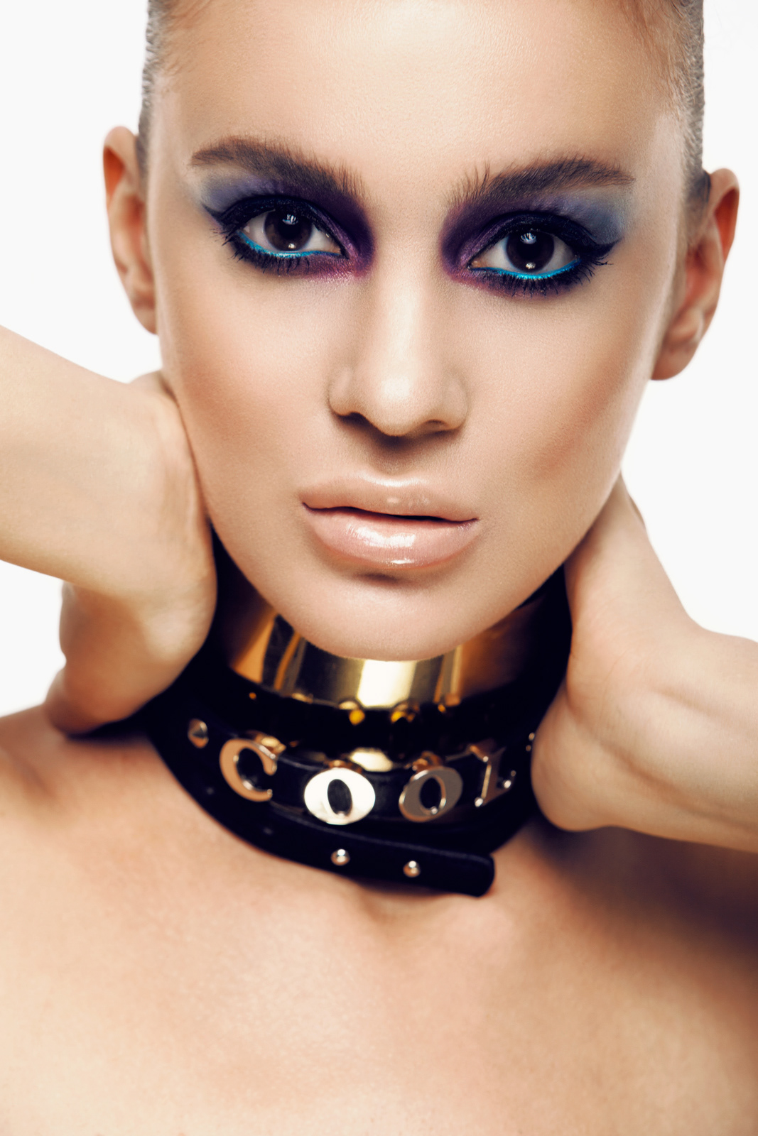 Beauty shot by Tiberiu Arsene with Celina F for Les Professionels.