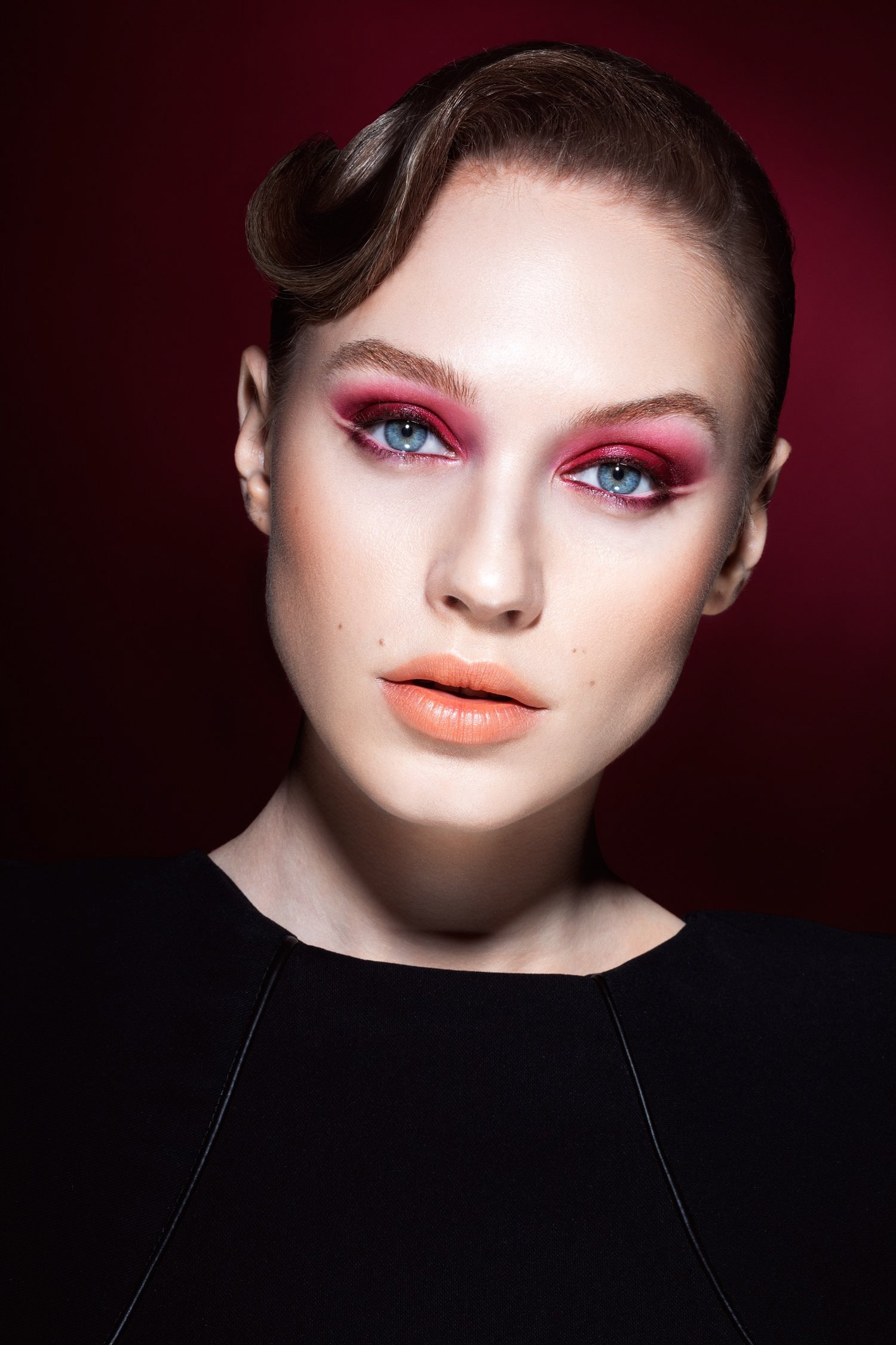 Beauty shot by Tiberiu Arsene with Gina Chirila for Unica.