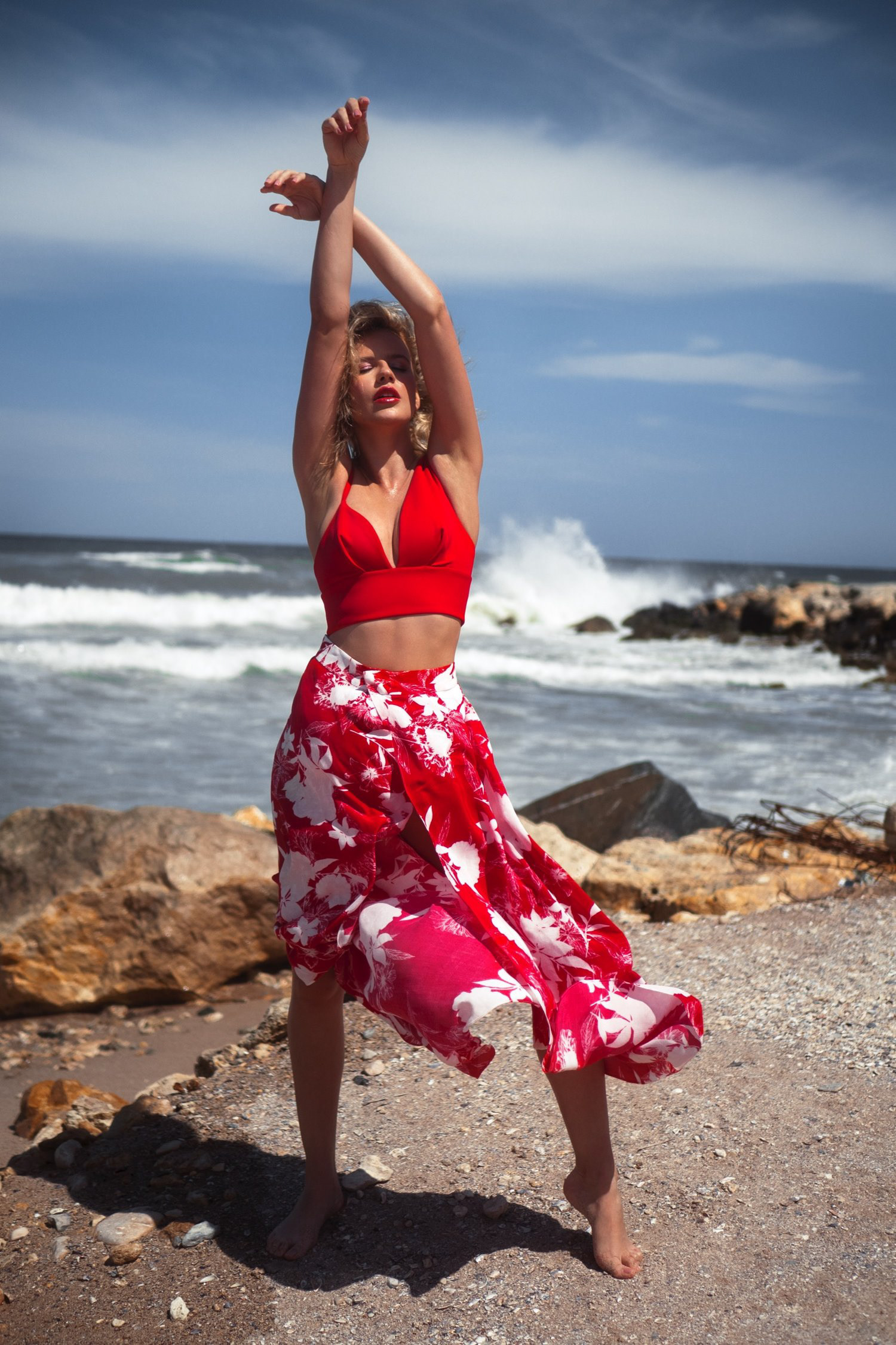 Fashion shot by Tiberiu Arsene with Selina Popa for Avantaje.