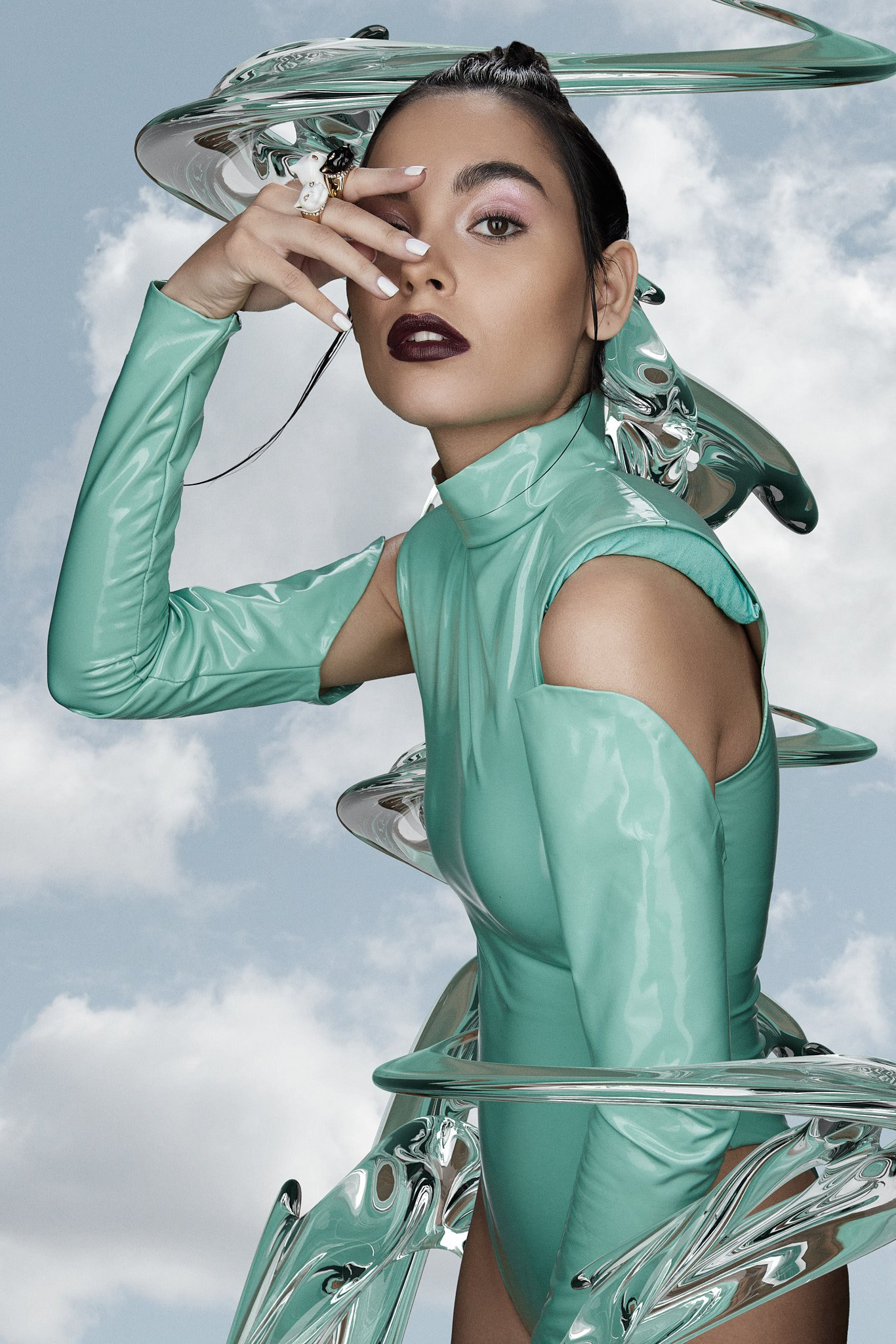Beauty portrait by Tiberiu Arsene, shot for ScorpioJin.
