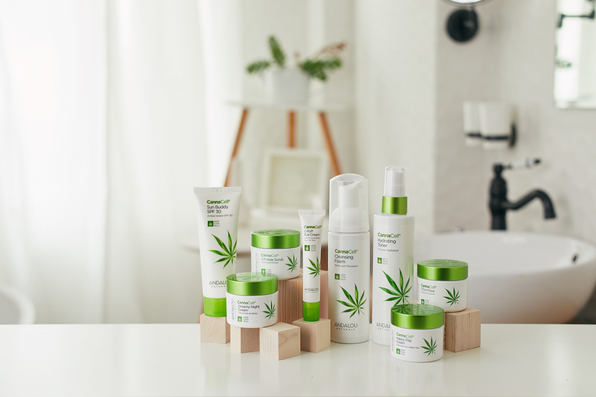 Product shots by Tiberiu Arsene, shot for Secom Andalou Naturals.