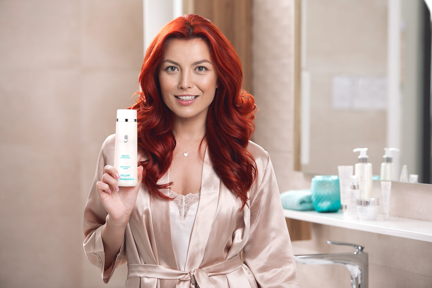 Commercial shots by Tiberiu Arsene, with Elena Gheorghe for Oriflame.