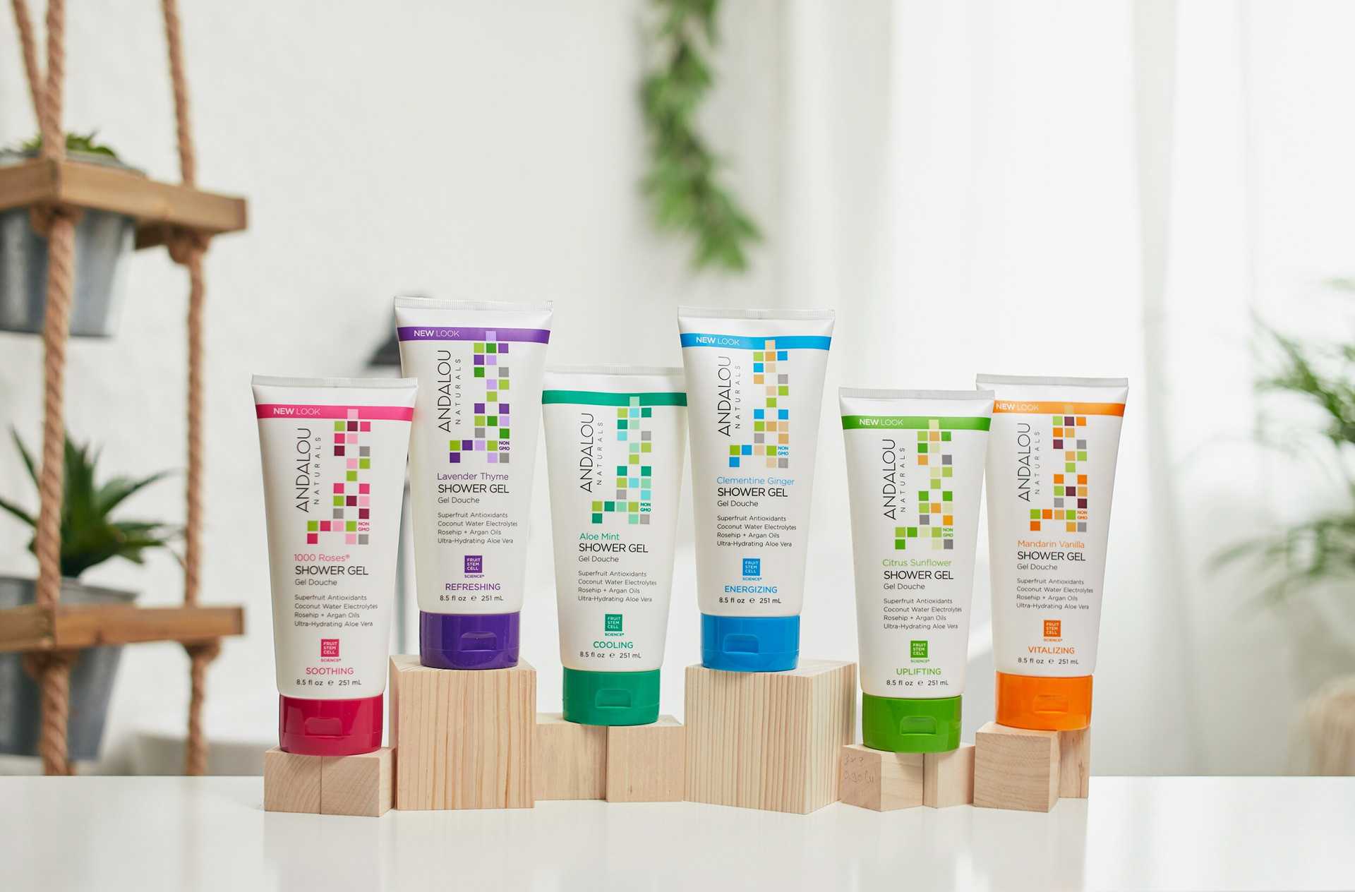 Product shots by Tiberiu Arsene, shot for Secom Andalou Naturals.