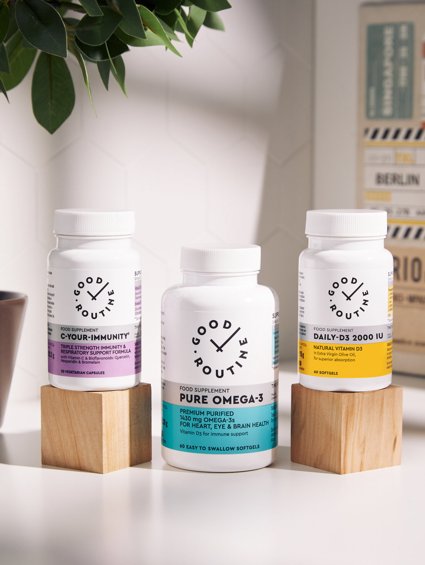 Product shots by Tiberiu Arsene, shot for Secom Good Routine.