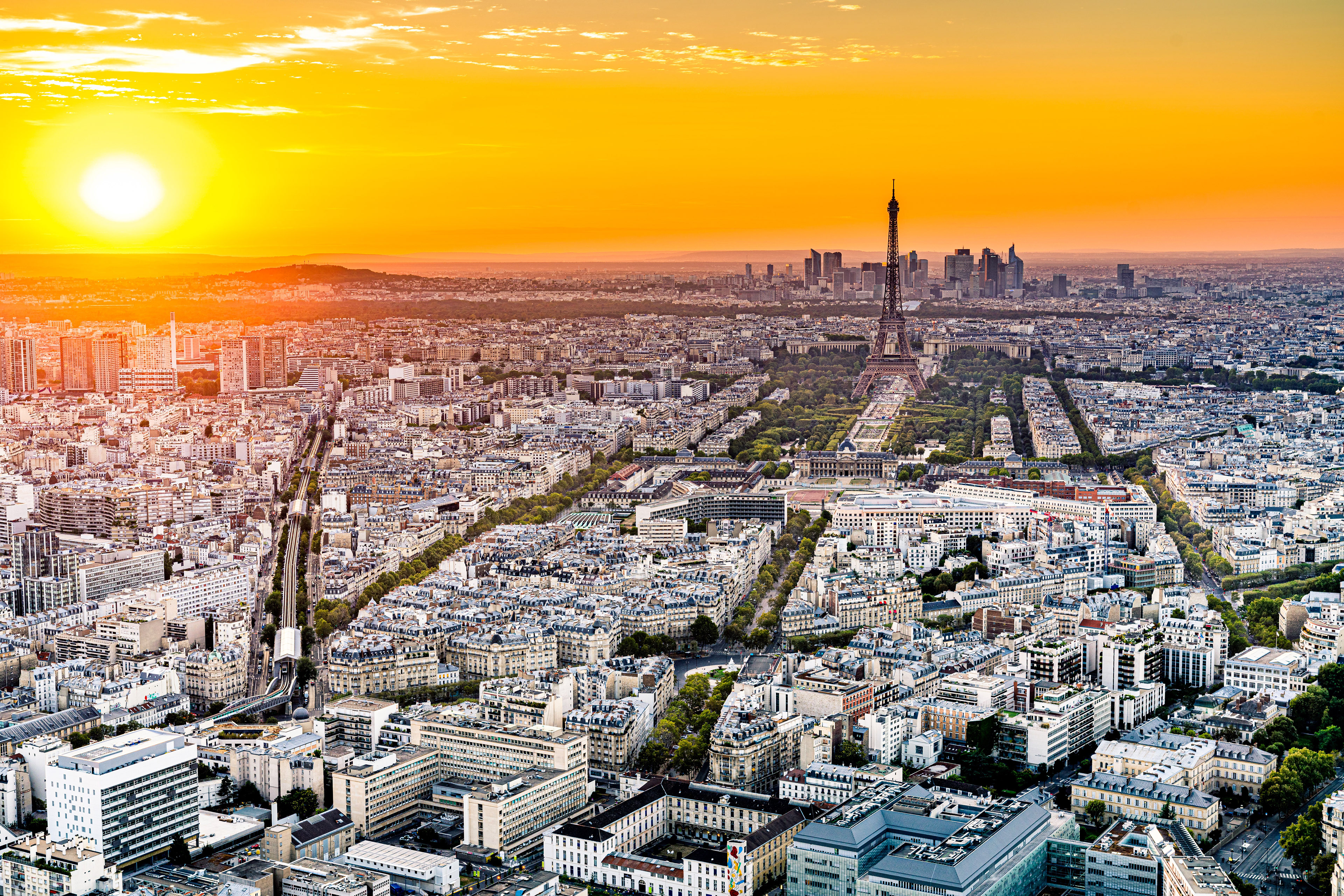 A Sunset in Paris