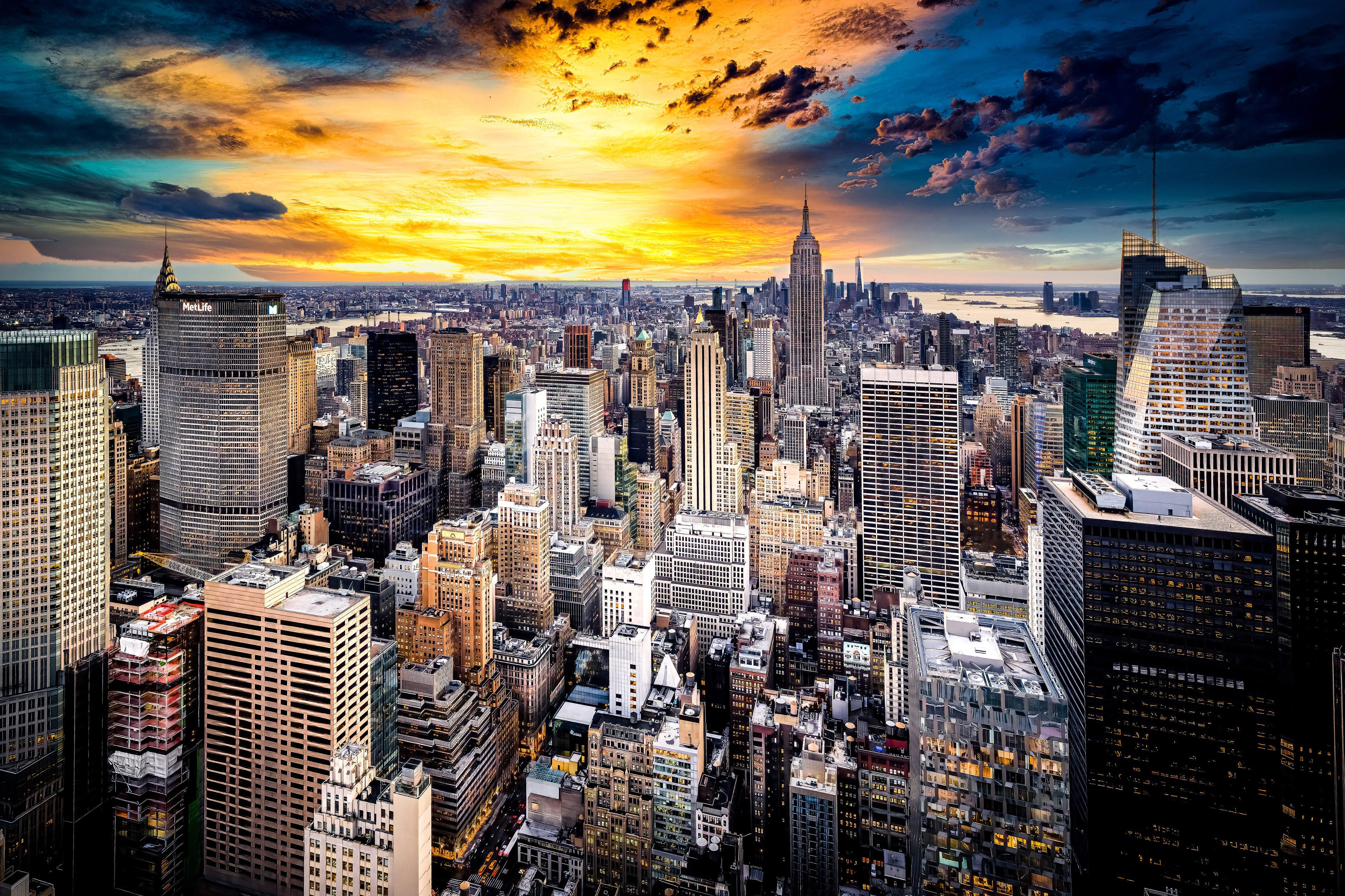 Sunset Over Gotham