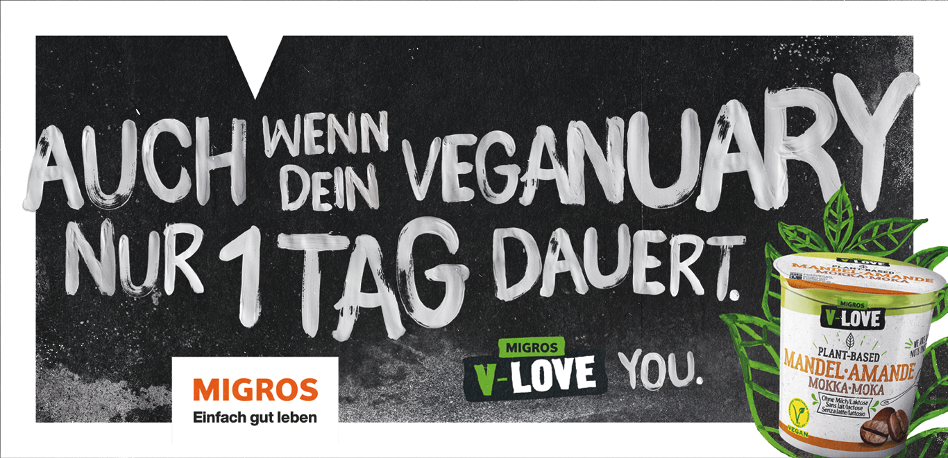 Even if your Veganuary only lasts 1 day. V-Love YOU.