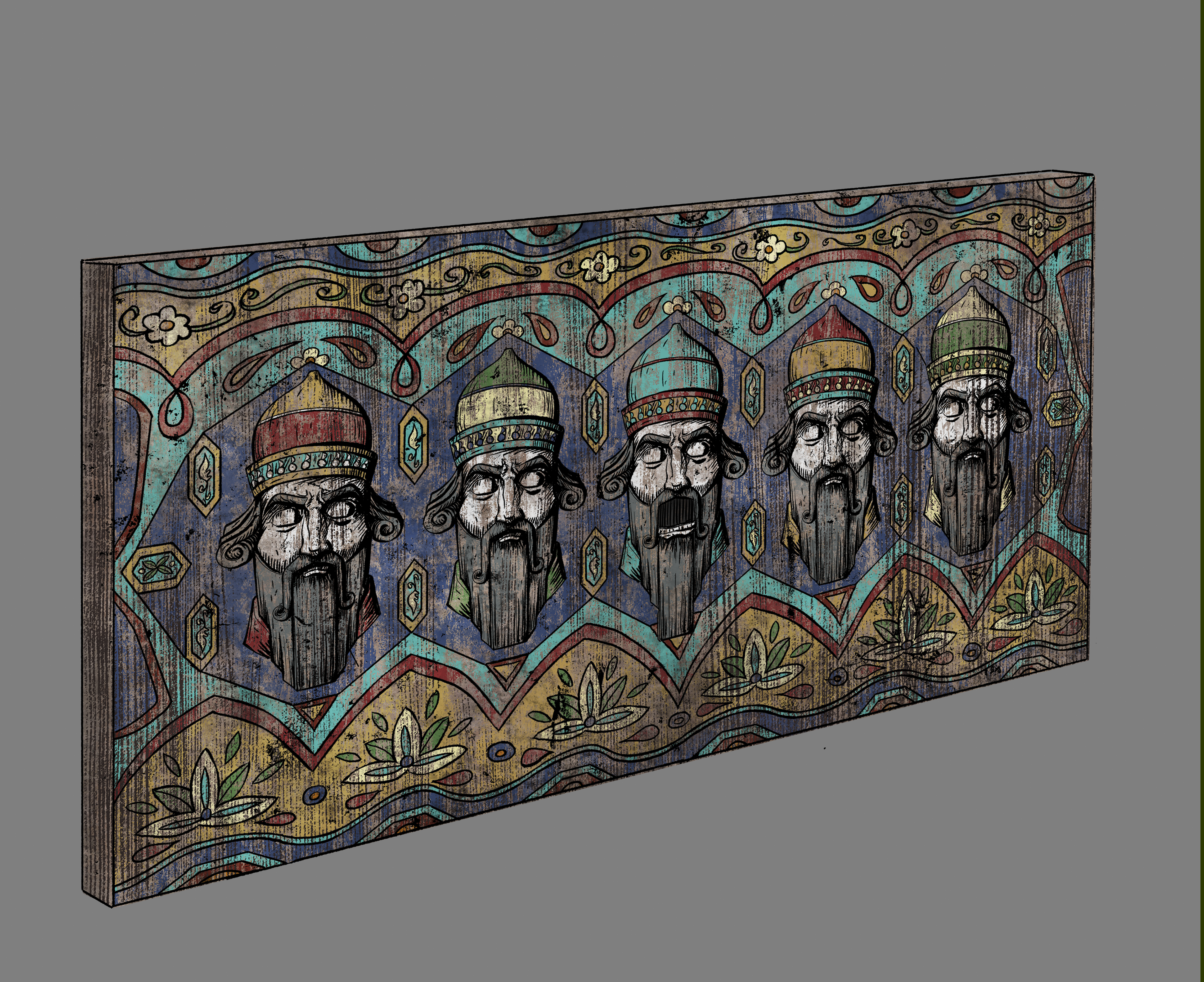 Babylonian wall color/texture for Curses!