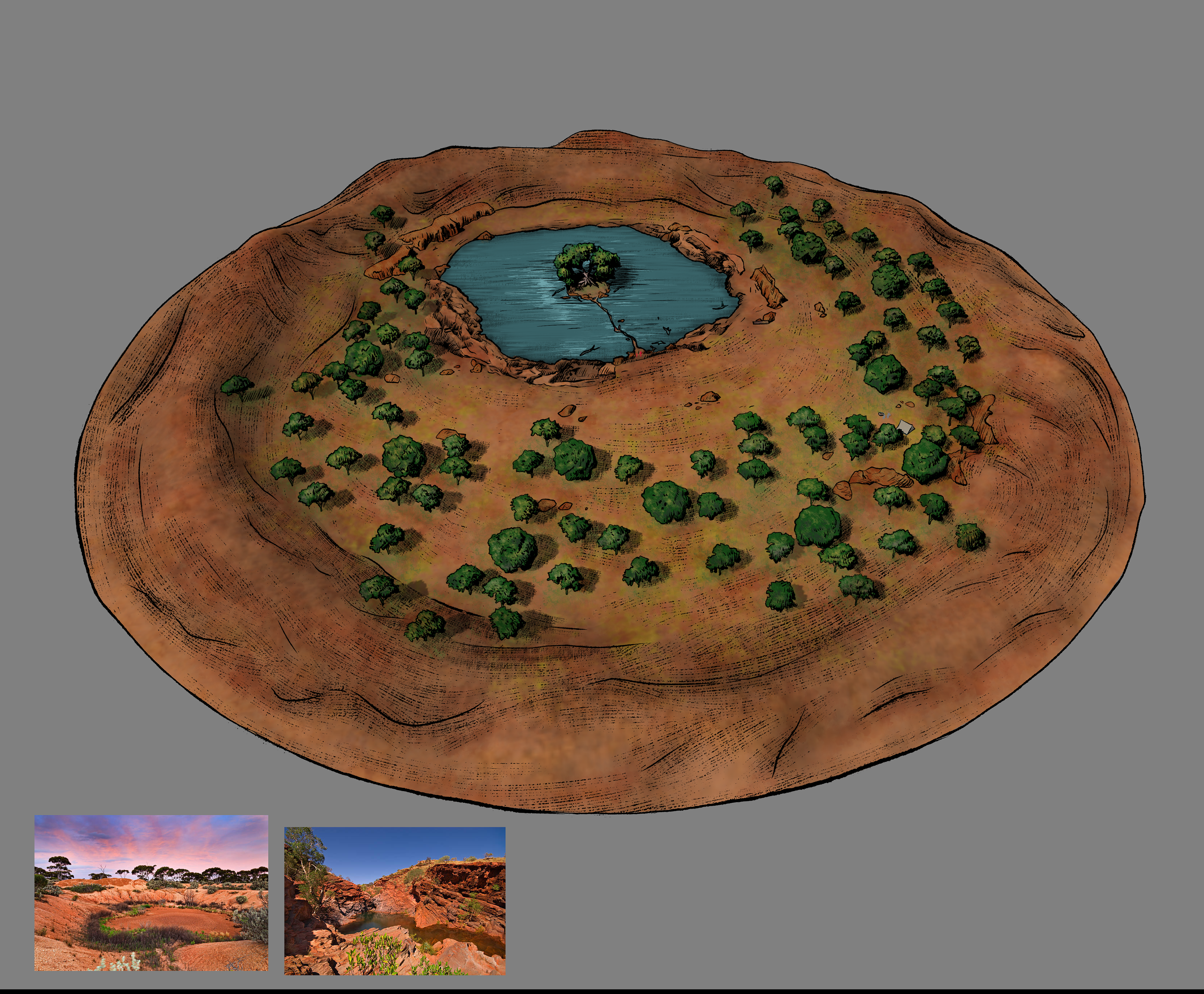 Billabong set color/texture for Curses!