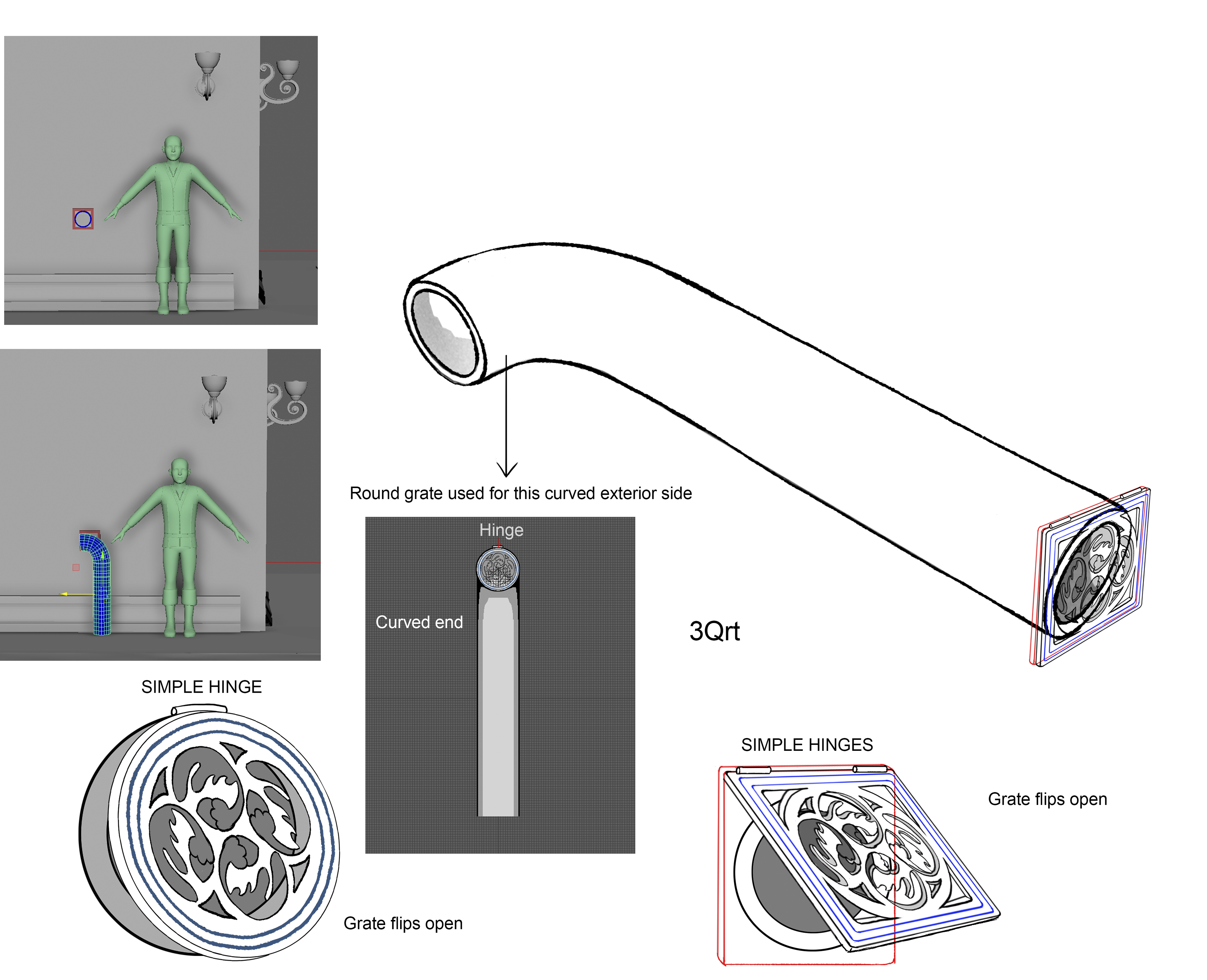 Pipe design for Curses!