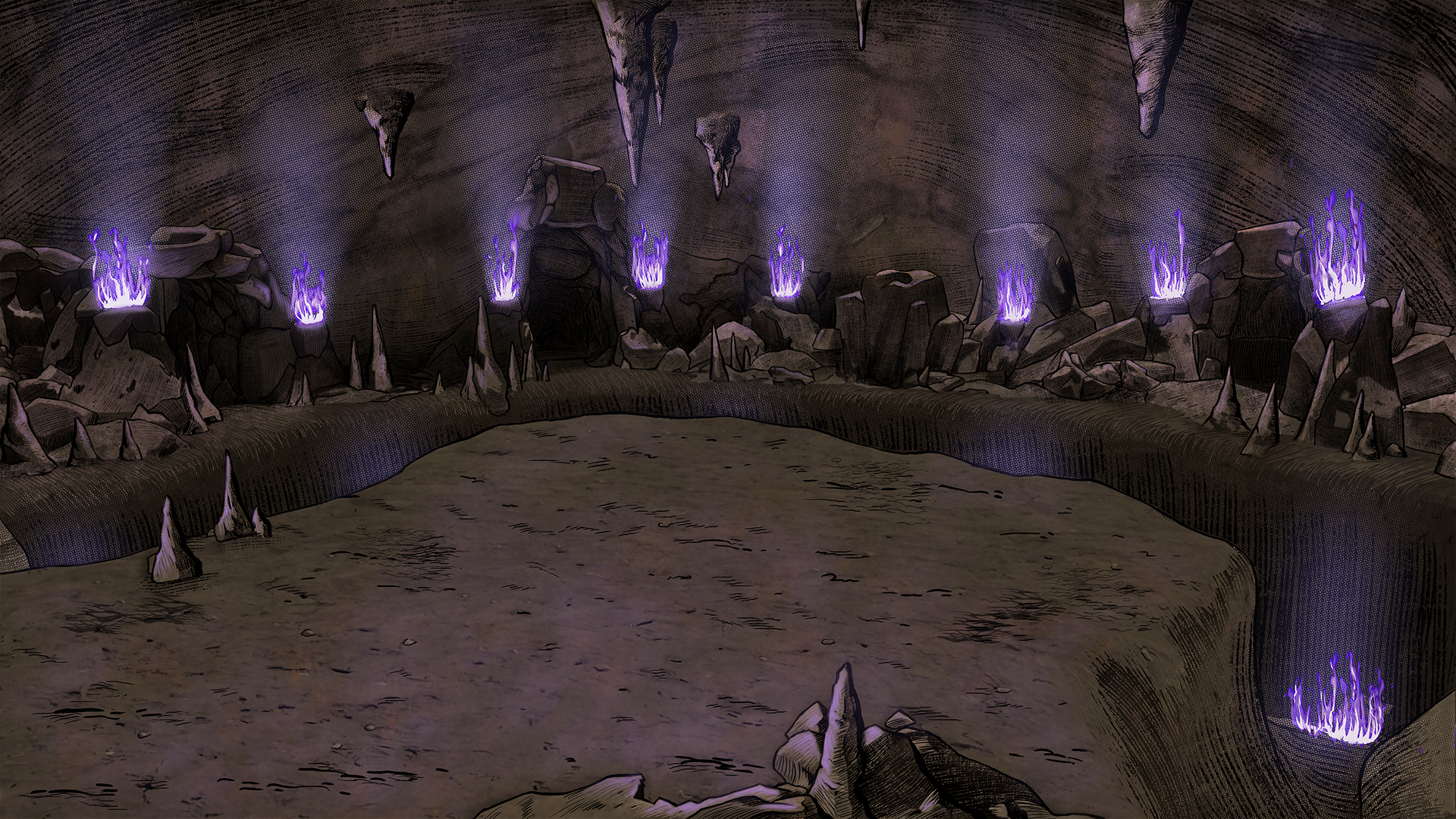 Baboon Temple interior color/texture for Curses!
