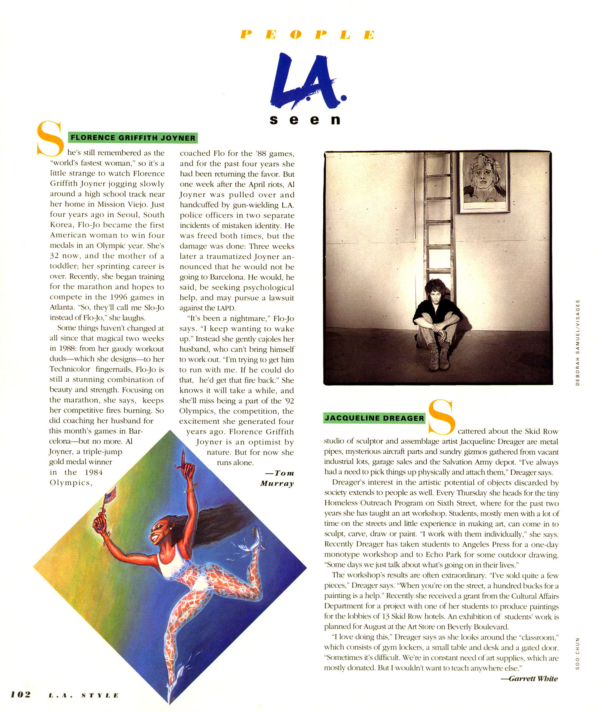 L.A. Style Magazine: Acrylic painting on illustration board