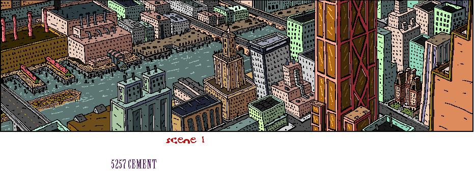 Environment color design for Aaahh!!!! Real Monsters