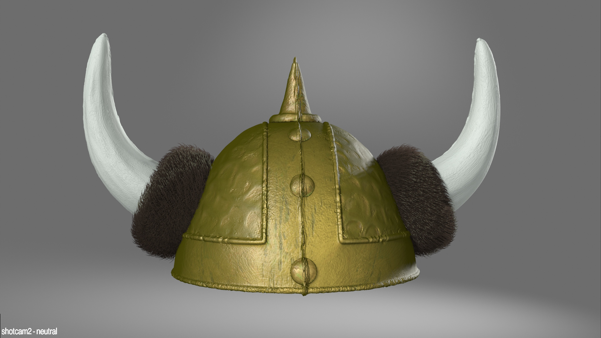 Toy viking helmet surfacing for Flushed Away