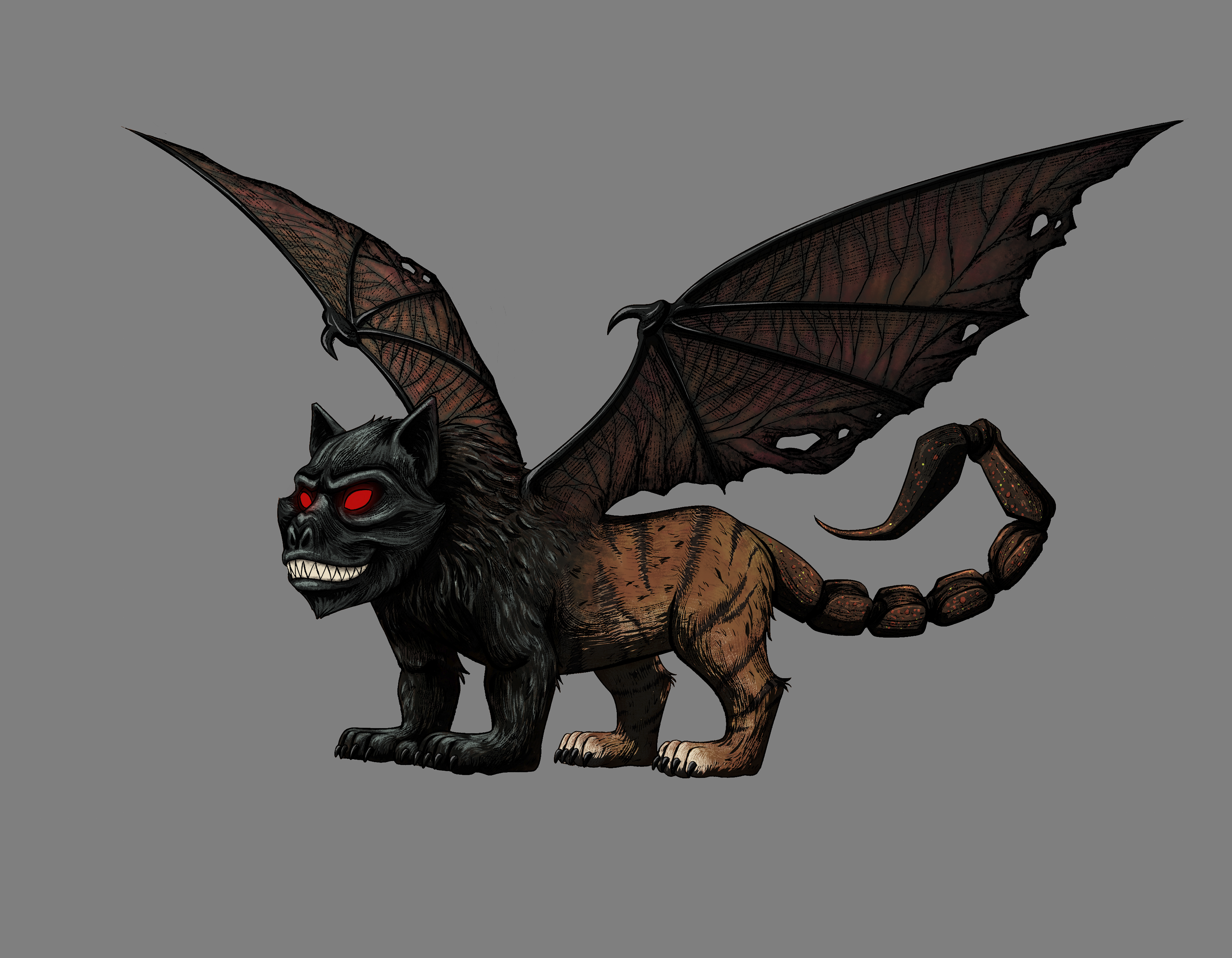Manticore color/texture for Curses!