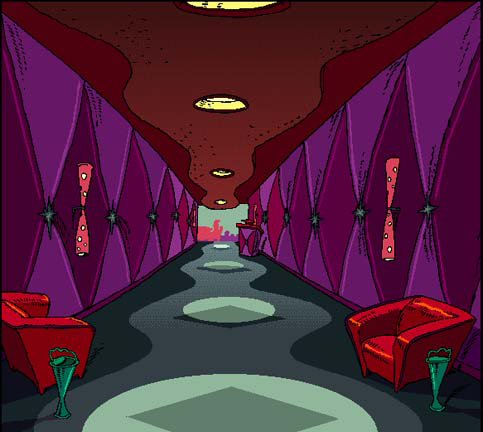 Environment color design for DuckMan: Private Dick/Family Man