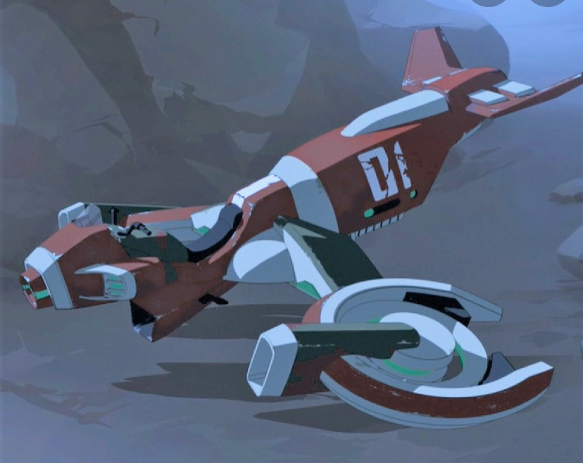 Keith's bike surfacing for Voltron: Legendary Defender