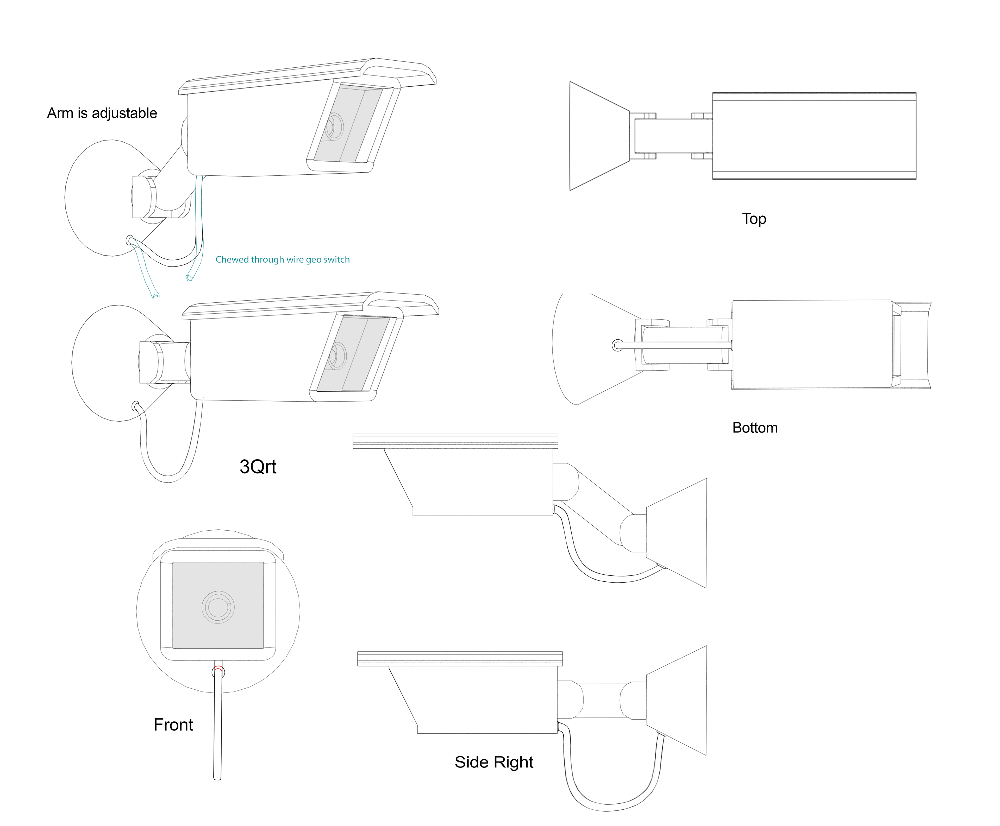Security Camera prop design for Curses!