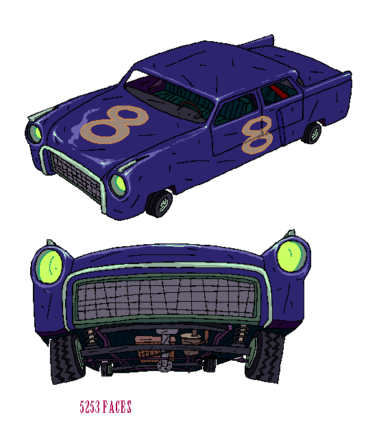 Car color design for Aaahh!!!! Real Monsters