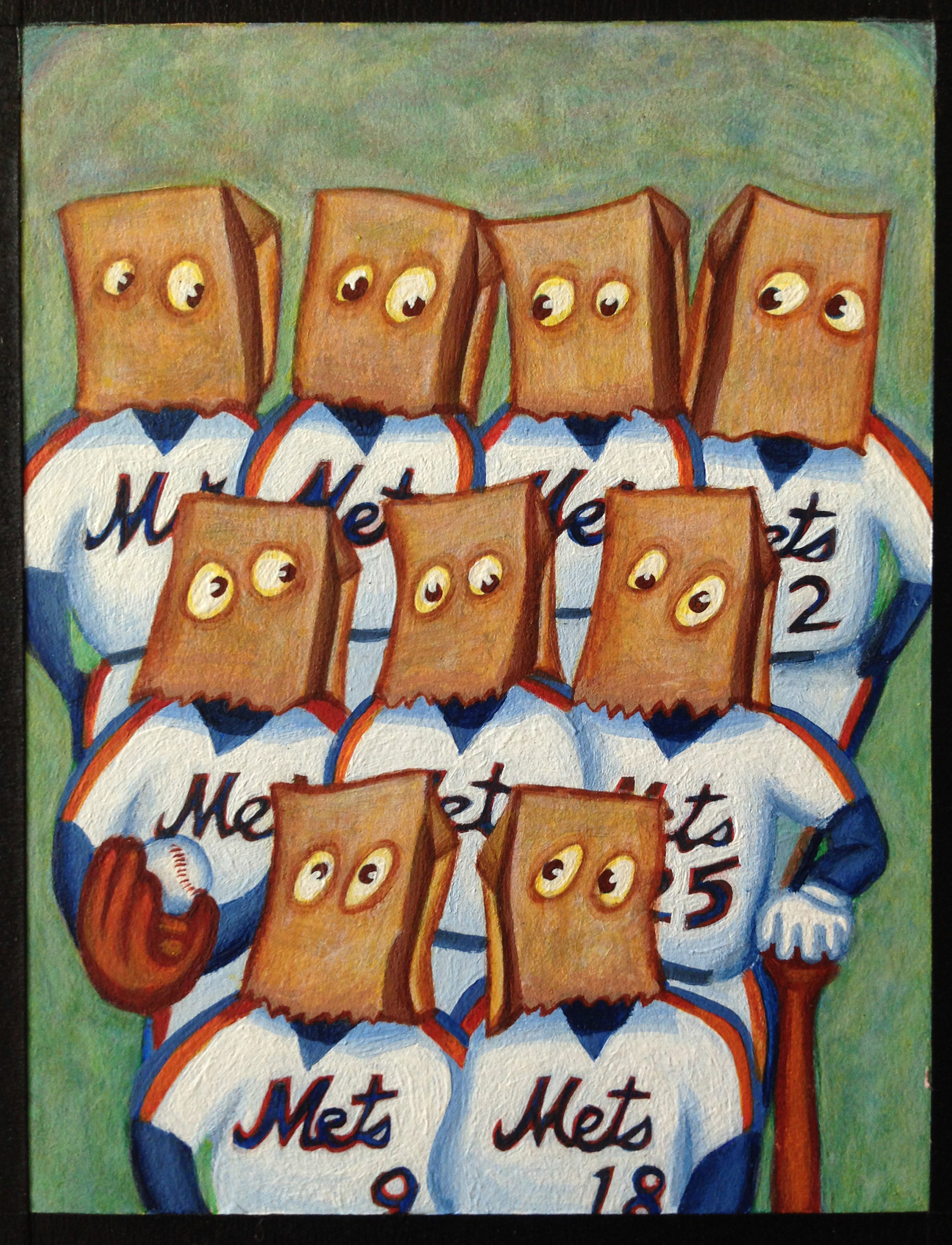 Acrylic painting on illustration board