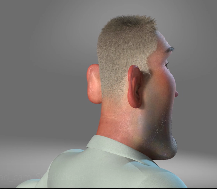 General Monger surfacing and hair groom for Monsters vs. Aliens