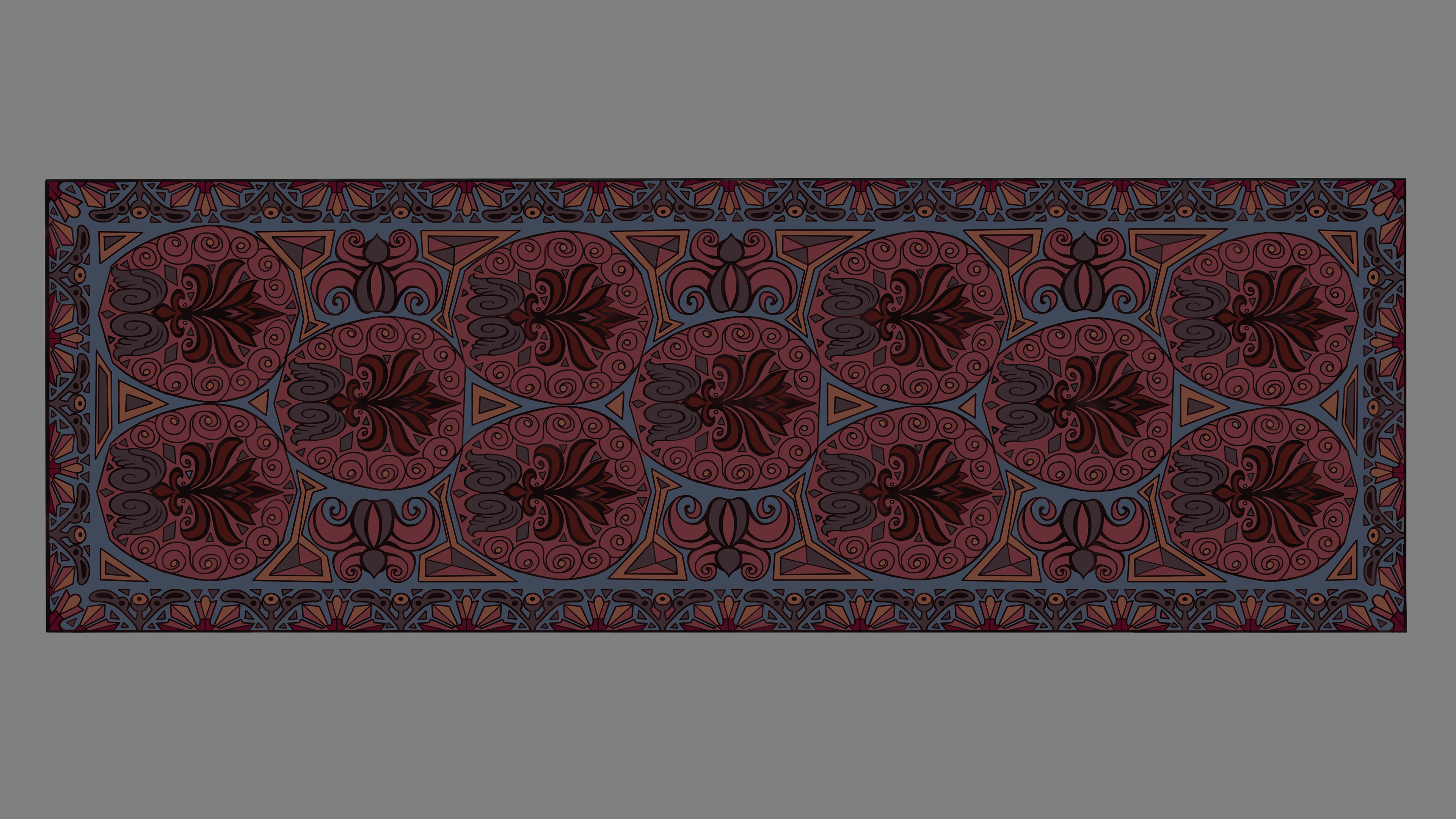 Rug prop design/color for Curses!