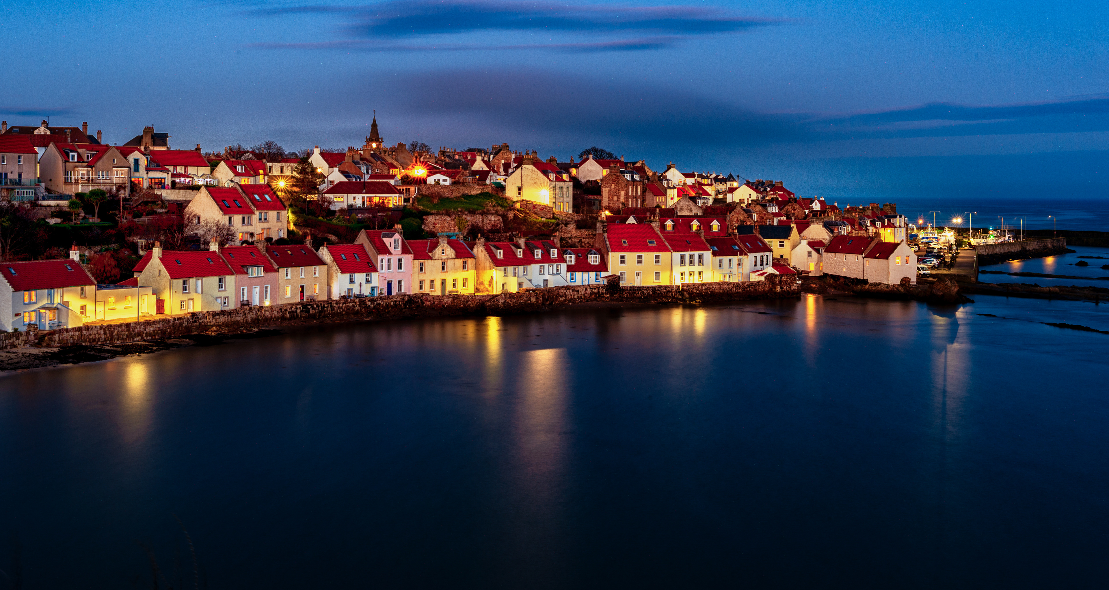 Pittenweem Shore Blue Hour