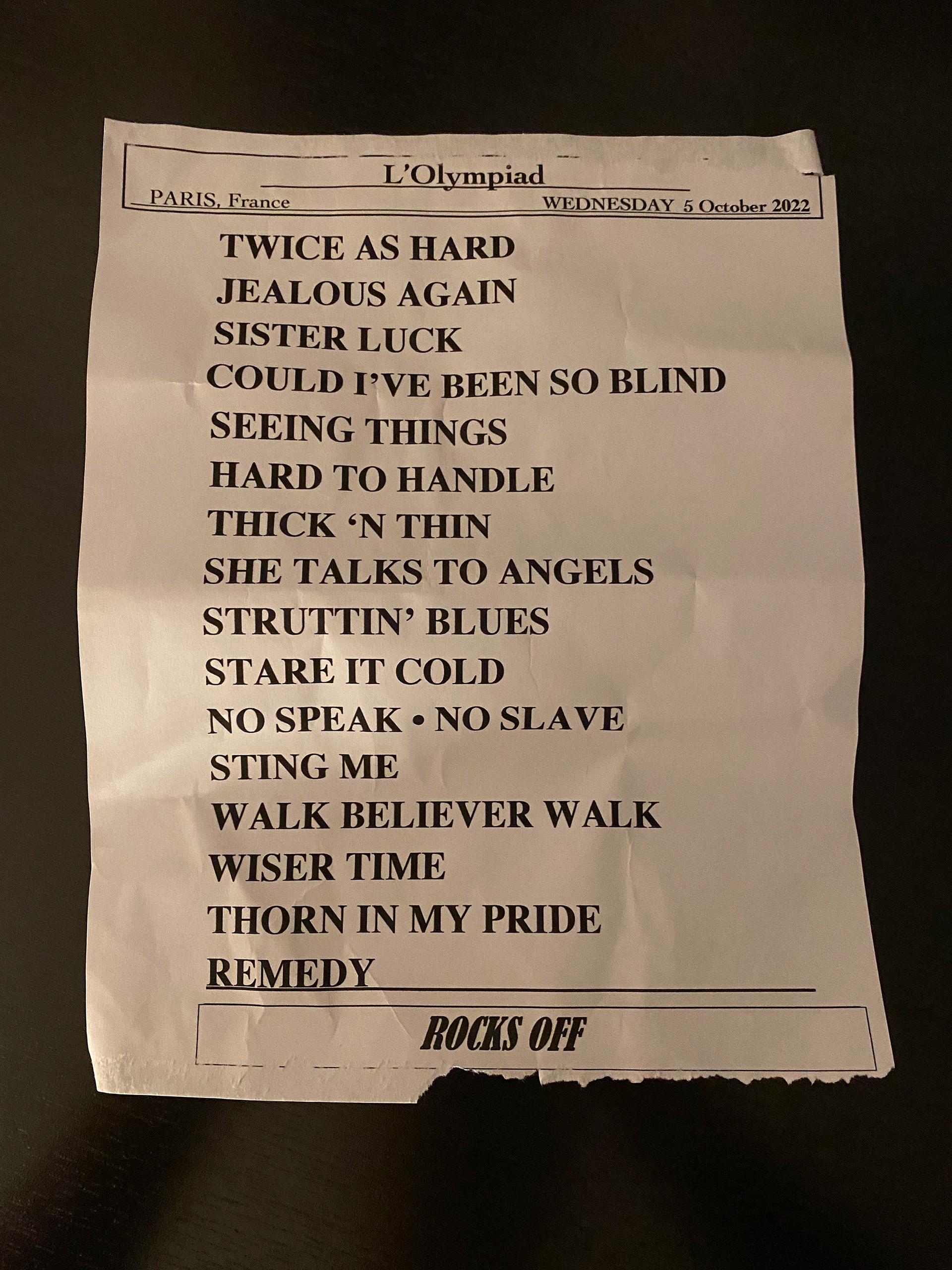 The Black Crowes 2022