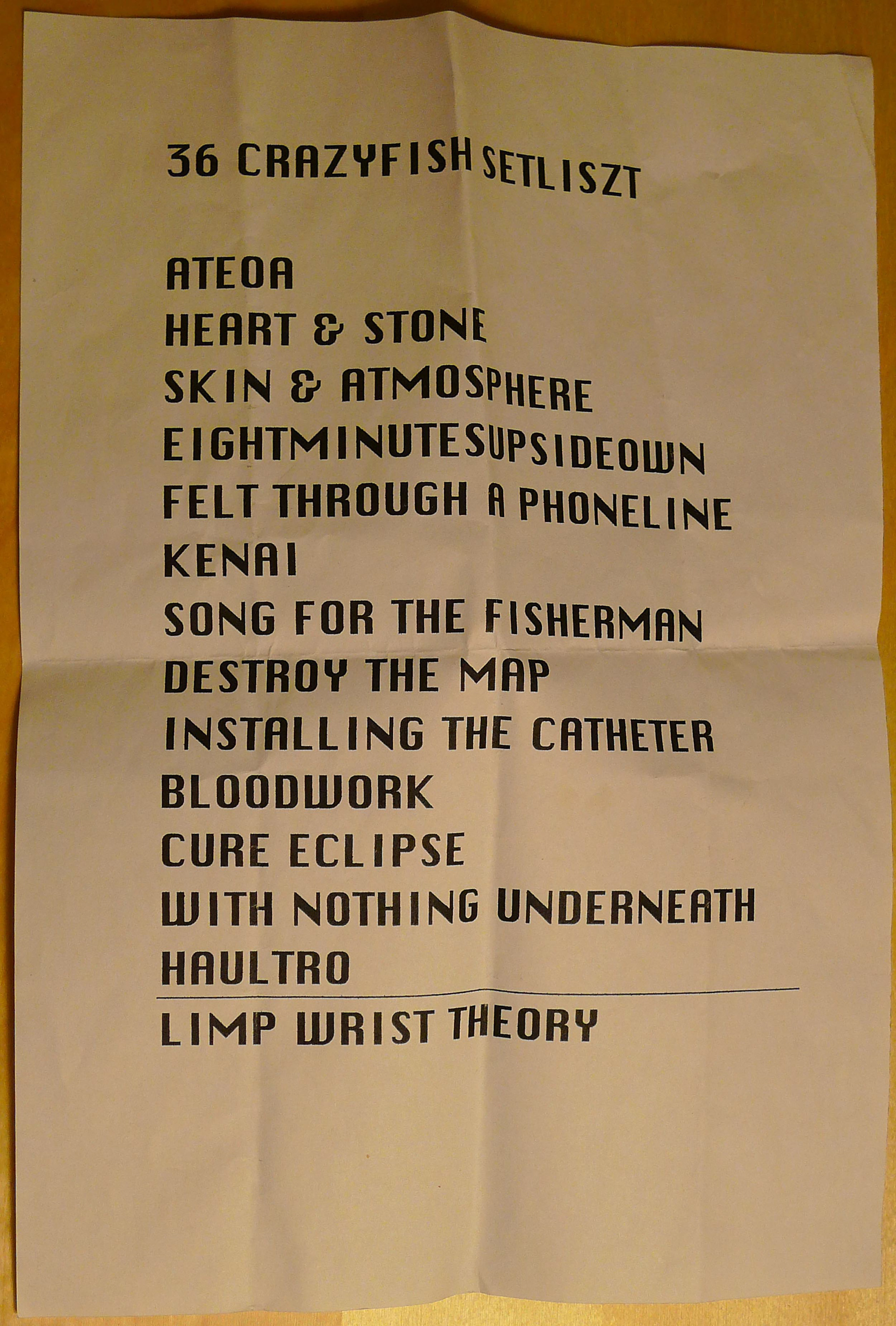 36 Crazyfists 2005